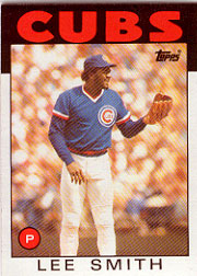 1986 Topps Baseball Cards      355     Lee Smith